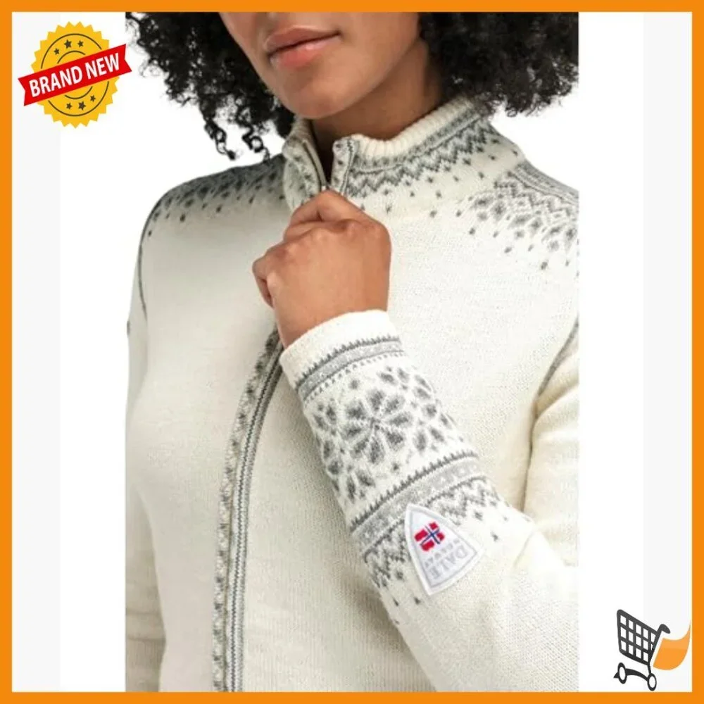 Women's Wool Cardigan with Two-Way Zipper, Lightweight Sweater for Cold Weather